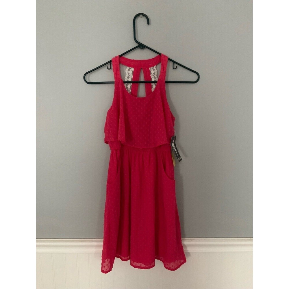 Paper doll girls dress, size 10, NWT, pink, polka dot details